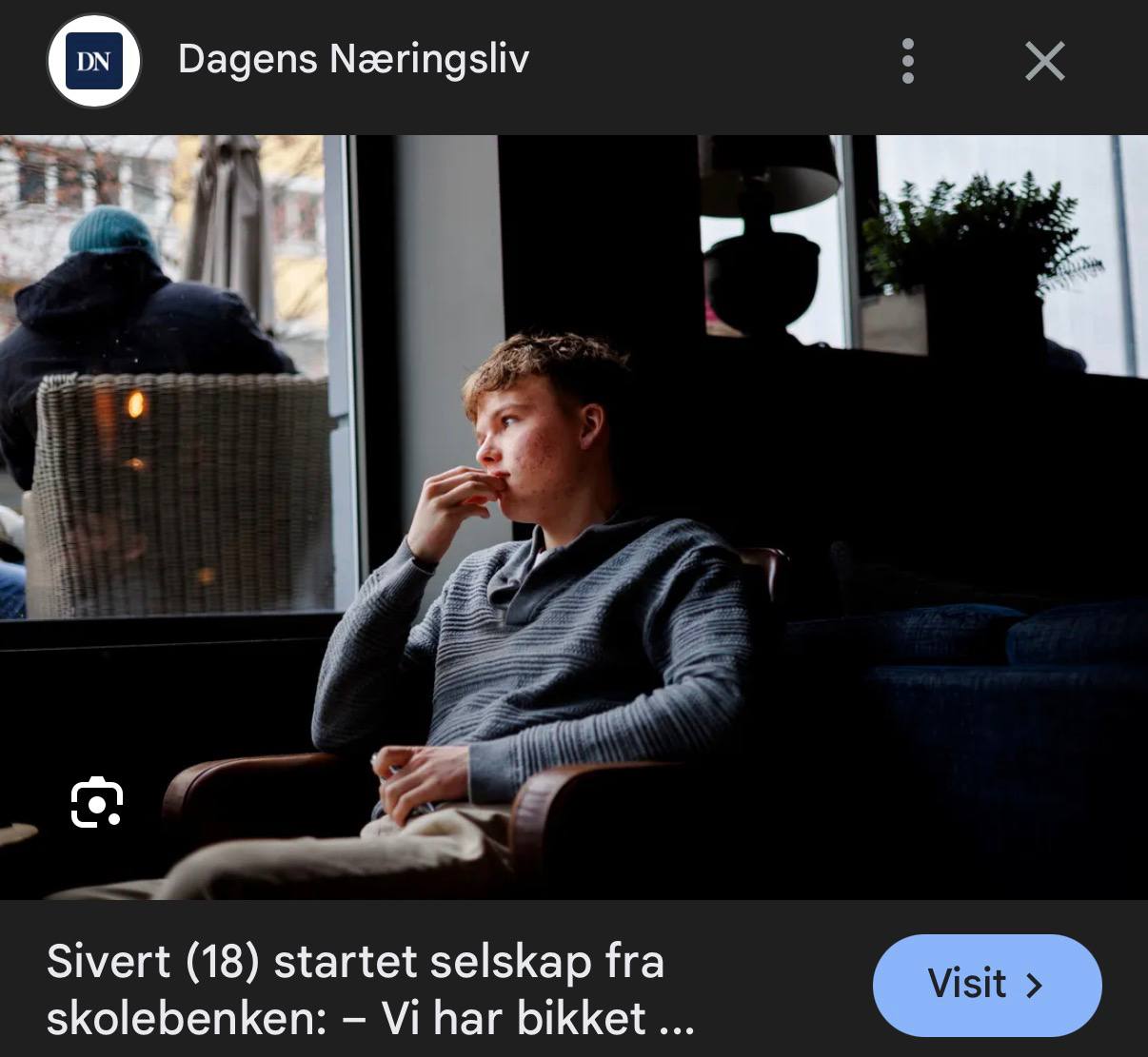 Dagens Næringsliv-artikkel